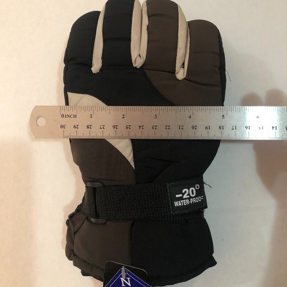 MENS WINTER INSULATED WATERPROOF GLOVES - Picture 6 of 8